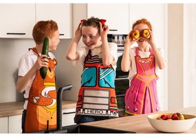 Șorț de bucătărie pentru copii din bumbac reciclat Hero - Tiseco Home Studio