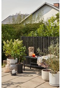 Set 2 ghivece Hübsch Hureno Picco, negru