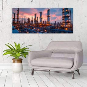 Tablou - Instalație industrială (120x50 cm)