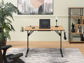Masă PC Matts 115 (stejar + negru). Promo -13%. 1109789