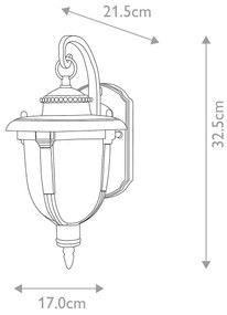 Aplică de exterior ST LOUIS 1xE27/100W/230V IP44 Elstead STL2-S-WB