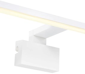 Aplica de perete LED pentru baie IP44 Marlee alb 3000K