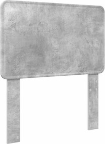 vidaXL Tăblie cap Gri din beton 90 cm Lemn compozit