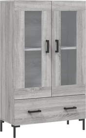 vidaXL Dulap gri Sonoma 69,5x31x115 cm, lemn prelucrat