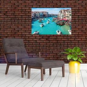Tablou - Canalul Grande, Veneția, Italia (90x60 cm)