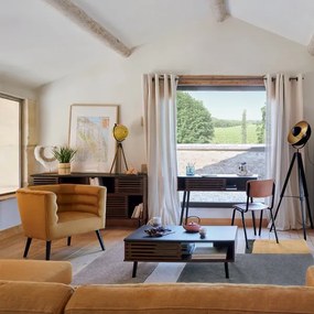 Lampadar Atmosphera LAHTI 1xE27/25W/230V paulovnia