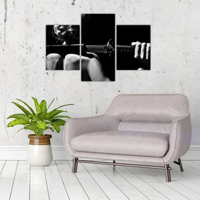 Tablou - Femeie cu o sabie (90x60 cm)