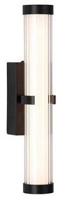 Aplica LED de perete / oglinda baie IP44 Clamp negru