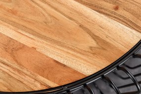 Masuta de cafea, Metal, Lemn, TRUE ELEMENTS 70cm