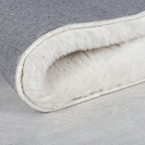 Blană albă sintetică 200x290 cm Ivy Luxury Fur – Flair Rugs