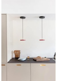 Lustră roșie LED cu abajur din metal ø 15 cm Asteria Micro – UMAGE