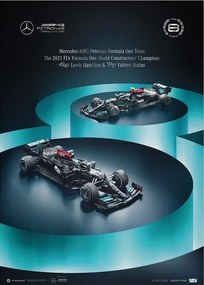 Imprimare de artă Mercedes-AMG Petronas F1 Team - 8 Titles, Automobilist