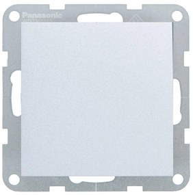 Intrerupator simplu 10A, IP20, Argintiu, Panasonic Karre Plus 55