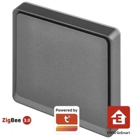 Comutator cu 1 buton GoSmart Tuya negru