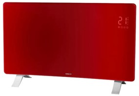 Sencor - Convector electric inteligent 1200/2400 W, 230 V, IP24, Wi-Fi, roșu