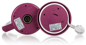 Fierbător electric Activer Solla 0,8 l, bordo