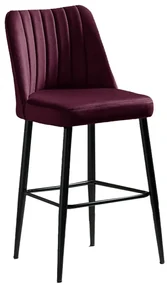 Set de scaune de bar Vento Claret Red, 4 buc., 4 buc