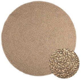 vidaXL Covor ZIZUR, aspect iută, 160 cm, pentru interior și exterior