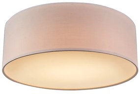 Plafoniera roz 30 cm cu LED inclus - Drum LED