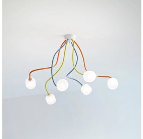 Lustră LED flexibilă aplicată Ideal Lux OCTOPUS 6xG9/3W/230V colorat