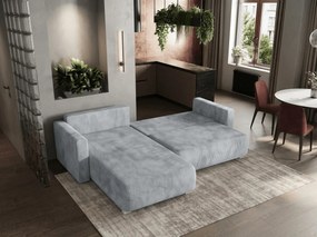 Coltar extensibil TAFIRA, gri deschis, colt interschimbabil