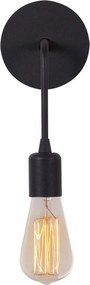 Lampa perete DARTINI-MR-887, negru, metal, 6x12x27 cm