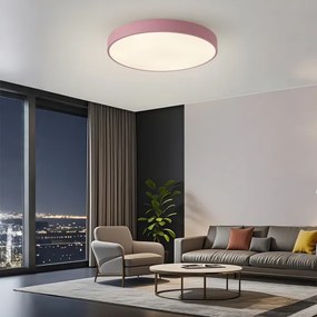 Brilagi - Plafonieră LED dimabilă POOL LED/60W/230V 3000-6000K 60 cm roz+telecomandă