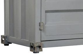 Bufet, gri, din metal, stil industrial, Cargo