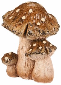 Decorațiune de toamnă Ciuperci, 13 x 10 x 14 cm,poliresină