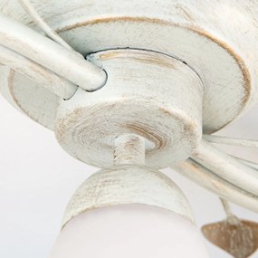 Lustra aplicata design elegant SISI 5L ivory-gold