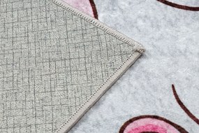 JUNIOR 51855.804 covor lavabil Inorog, nori pentru copii anti-alunecare - roz - SECUNDAR-COTATI PRODUSUL