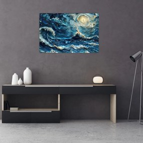 Tablou - Pictura cerului și a mării (90x60 cm)