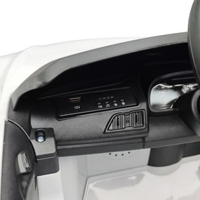 AIYAPLAY Mașină Electrică pentru Copii 12 V Audi R8 Spyder, 3+ Ani, 3-5 km/h, 2 Motoare și Telecomandă, Albă | Aosom Romania
