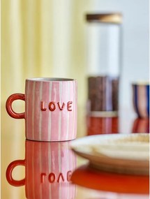 Cană roz din ceramică 325 ml Cherish – Bloomingville