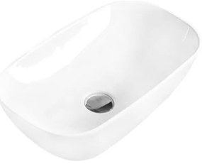 Mexen Klara chiuvetă pe blat 46 x 23 cm, Albă - 21564600