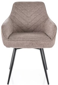 Scaun de dining SERVIO BREGO bej inchis