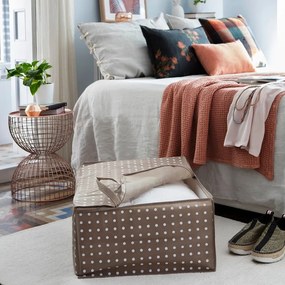 Husă depozitare Compactor Dots, 50 x 70 cm, bej