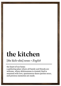 Poster cu ramă 50x70 cm Kitchen – Wallity