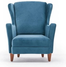 Fotoliu wing albastru Lola Brejer – Artie