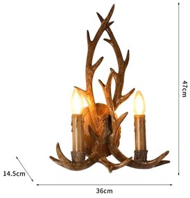 Brilagi - Aplică de perete DEER 2xE14/10W/230V