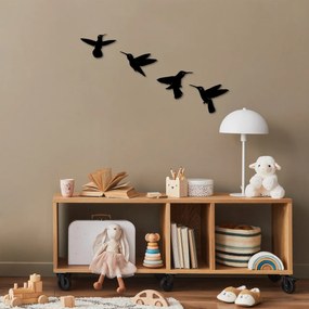 Accesoriu decorativ de perete metalic Birds - 292