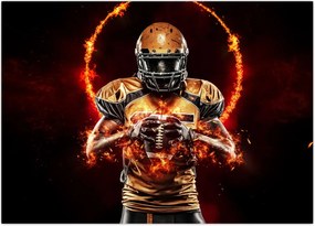 Tablou - Jucător de fotbal american (70x50 cm)