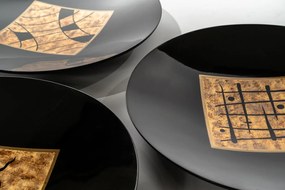 STONES Set de 3 farfurii decorative 50cm X 50cm H. 8cm | Aosom Romania