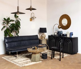 Canapea premium, 3 locuri, piele naturala, Caspien