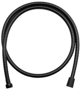 Furtun de dus AWD Black Wal, otel, 154 cm