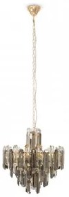 Candelabru modern cristal 6 becuri E14 Flare DIA200PL-06G Maytoni