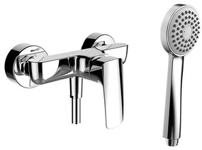 LAUFEN HF500750100600 - Set de duș cu baterie LAURIN, crom lucios