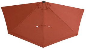 Deuba Cameră de soare semicirculară de grădină - teracotă