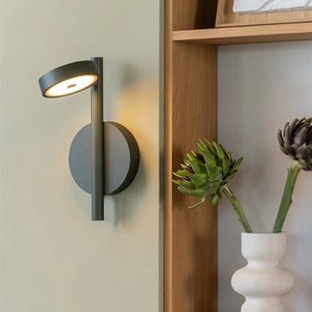 Aplica de perete LED din lemn de frasin verde Okinawa