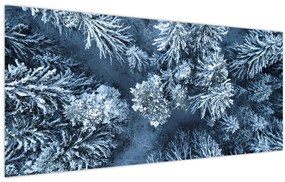 Tablou - Pădure înzăpezită (120x50 cm)